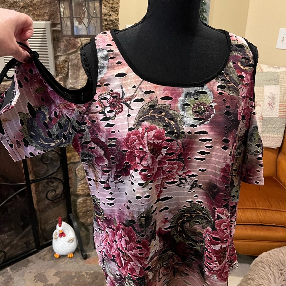 Rose dress shirt